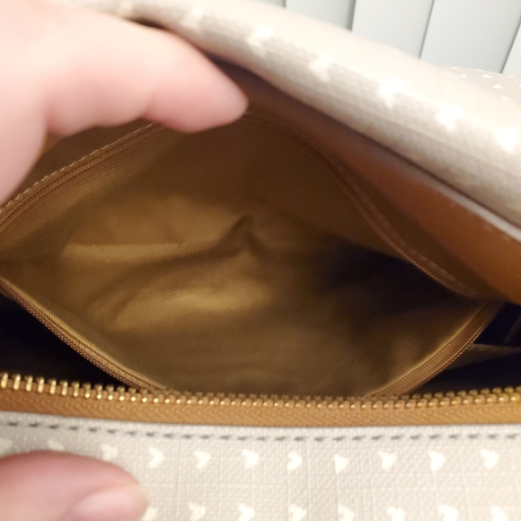 Fossil Emma Satchel Grey and White. - Picture 6 of 8